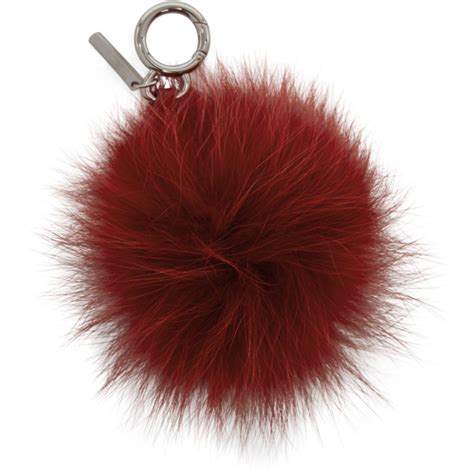 fendi fur keychain|fendi keychain wallet.